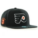 47-brand-flat-brim-philadelphia-flyers-nhl-sure-shot-black-snapback-cap