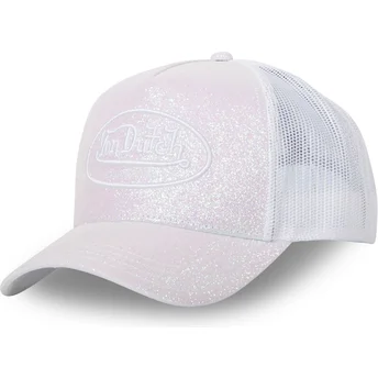 Mützen gebogen weiß snapback GLITTER W von Von Dutch