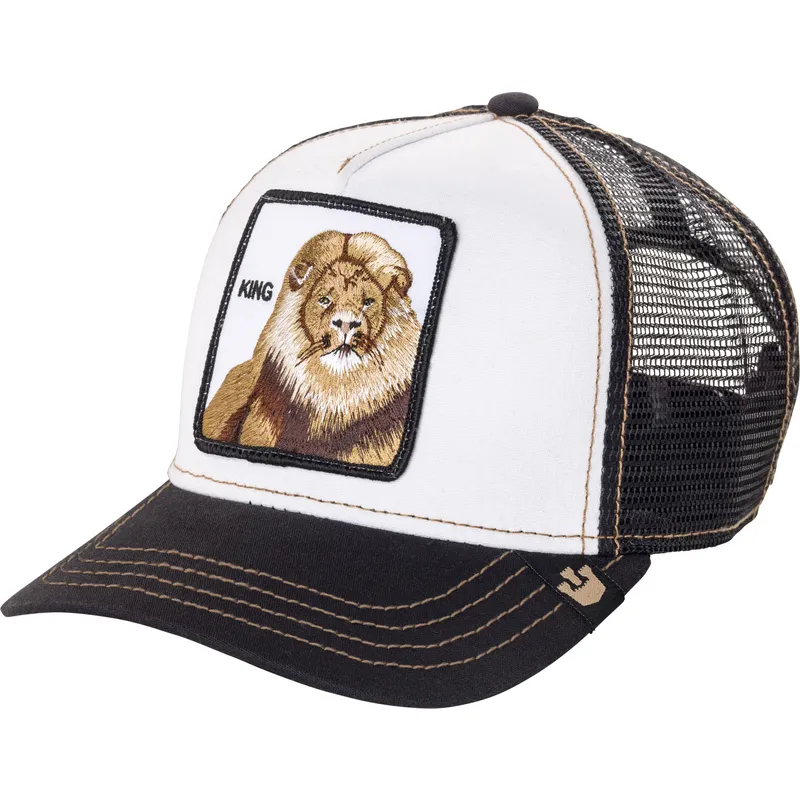 casquette-trucker-noire-pour-enfant-lion-little-king-goorin-bros