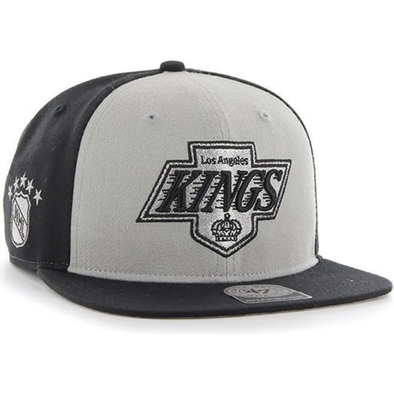 mutzen-flach-grau-snapback-der-los-angeles-kings-nhl-von-47-brand mutzen-flach-grau-snapback-der-los-angeles-kings-nhl-von-47-brand