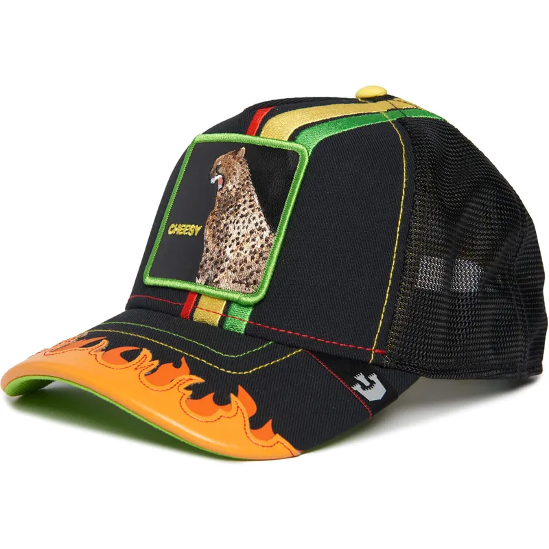trucker-cap-schwarz-gepard-cheesy-dangerously-supercharged-the-farm-von-goorin-bros
