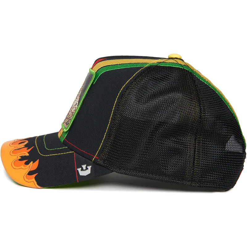 trucker-cap-schwarz-gepard-cheesy-dangerously-supercharged-the-farm-von-goorin-bros