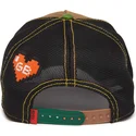 trucker-cap-braun-schwarz-und-krotegrun-battle-rash-zits-and-pimple-insert-coin-vol2-the-farm-von-goorin-bros