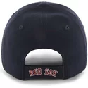 casquette-courbee-bleue-marine-avec-logo-rouge-boston-red-sox-mlb-clean-up-47-brand