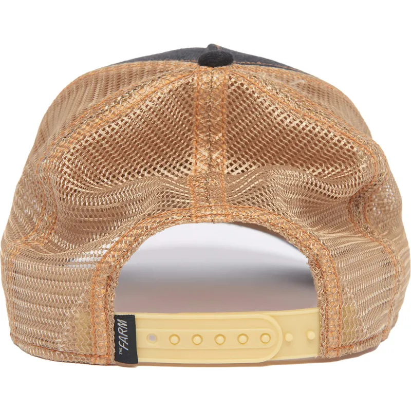 trucker-cap-schwarz-und-beige-buffel-tough-model-no-70u9h-rodeo-the-farm-von-goorin-bros
