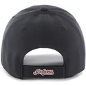mutzen-gebogen-marineblau-verstellbares-band-der-cleveland-indians-mlb-von-47-brand