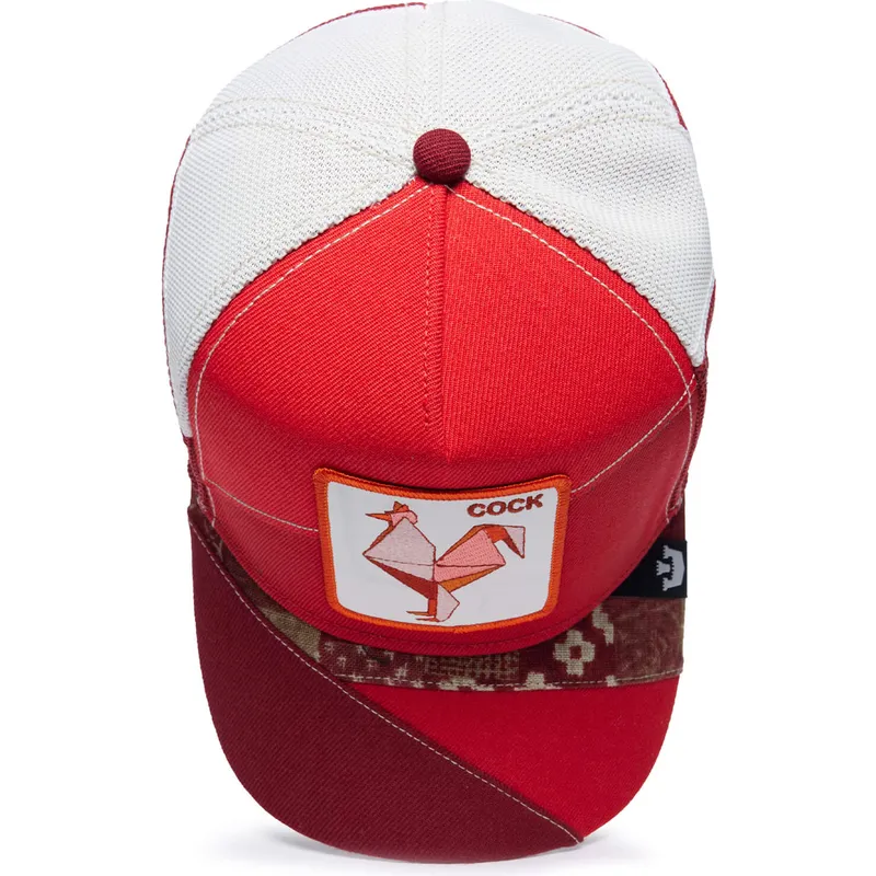 trucker-cap-rot-hahn-cock-courage-farmigami-the-farm-von-goorin-bros trucker-cap-rot-hahn-cock-courage-farmigami-the-farm-von-goorin-bros