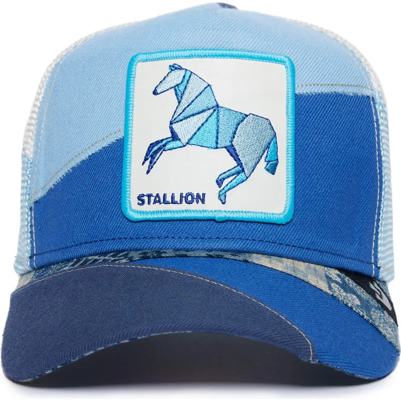trucker-cap-blau-pferd-stallion-self-reliant-farmigami-the-farm-von-goorin-bros trucker-cap-blau-pferd-stallion-self-reliant-farmigami-the-farm-von-goorin-bros