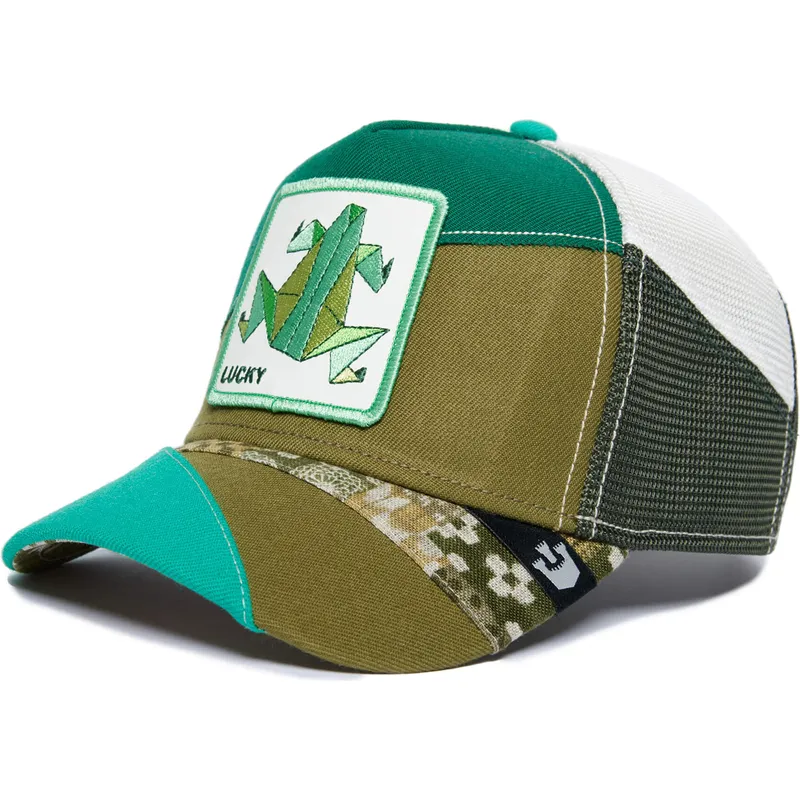 trucker-cap-grun-frosch-lucky-good-luck-farmigami-the-farm-von-goorin-bros