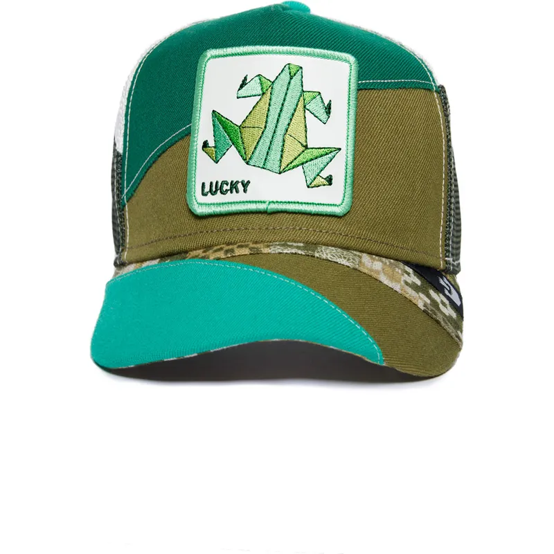 trucker-cap-grun-frosch-lucky-good-luck-farmigami-the-farm-von-goorin-bros