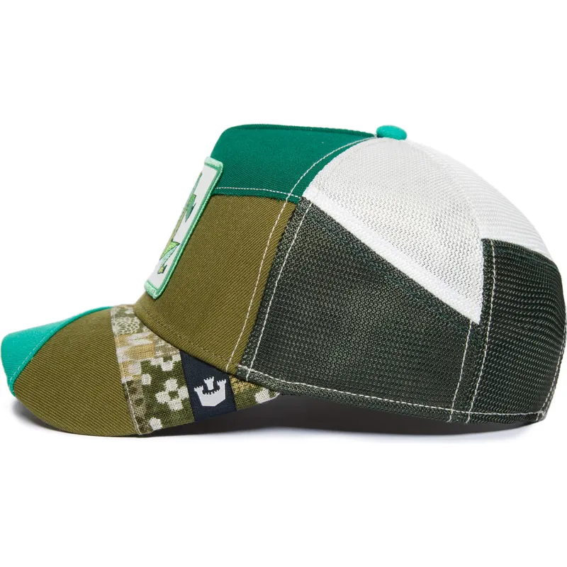 trucker-cap-grun-frosch-lucky-good-luck-farmigami-the-farm-von-goorin-bros