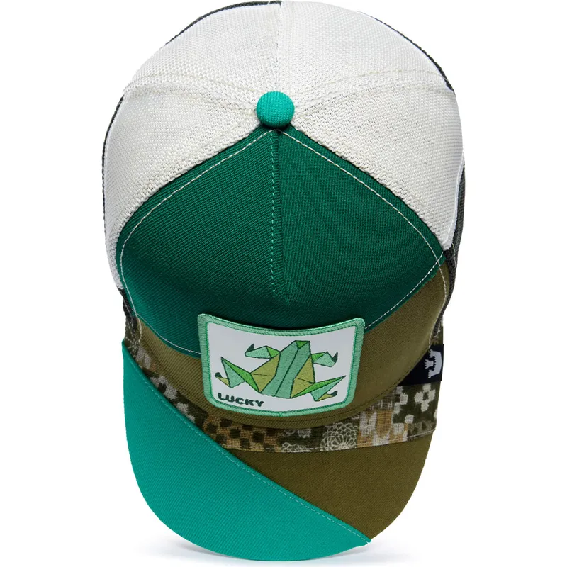 trucker-cap-grun-frosch-lucky-good-luck-farmigami-the-farm-von-goorin-bros