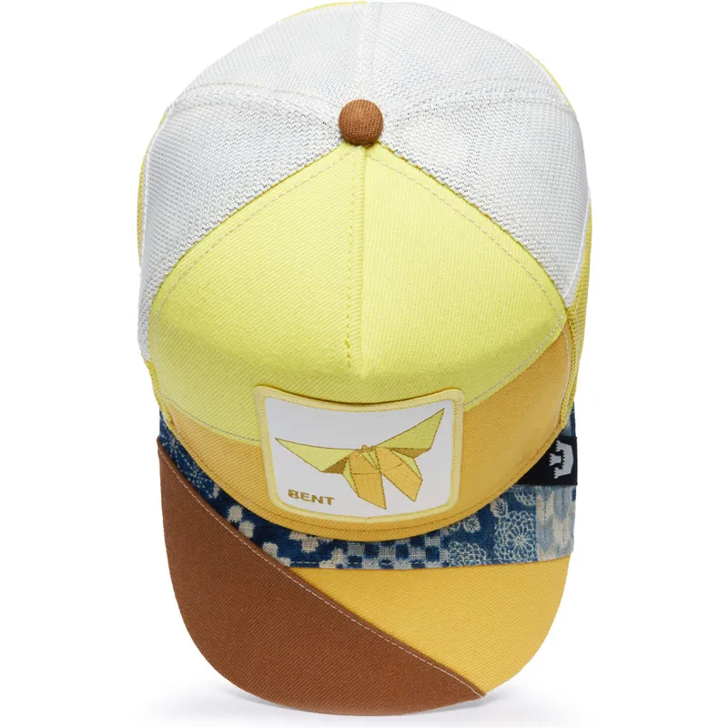 trucker-cap-gelb-schmetterling-bent-transform-farmigami-the-farm-von-goorin-bros