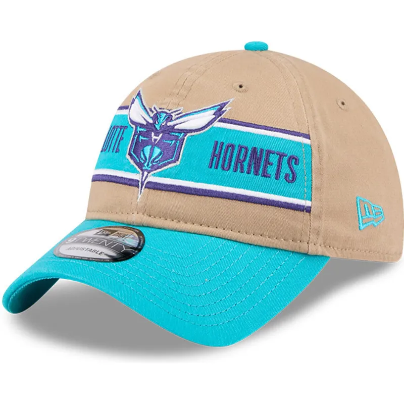 braune-und-blaue-verstellbare-curved-cap-9twenty-draft-2024-der-charlotte-hornets-nba-von-new-era braune-und-blaue-verstellbare-curved-cap-9twenty-draft-2024-der-charlotte-hornets-nba-von-new-era
