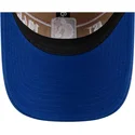braune-und-blaue-verstellbare-curved-cap-9twenty-draft-2024-von-nba-von-new-era
