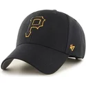 schwarze-gebogene-kappe-der-pittsburgh-pirates-mlb-von-47-brand