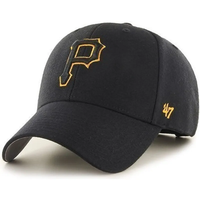 schwarze-gebogene-kappe-der-pittsburgh-pirates-mlb-von-47-brand
