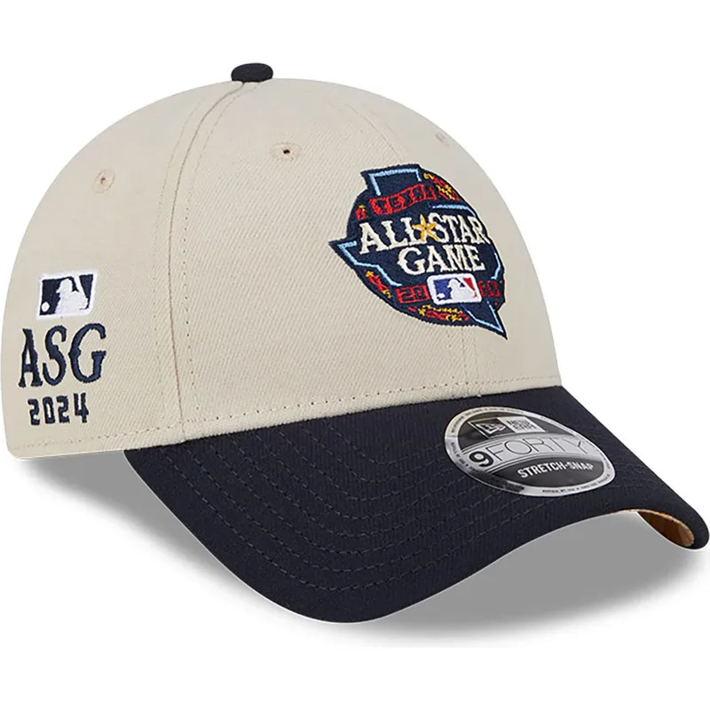 beige-und-marineblaue-gebogene-kappe-snapback-all-star-game-9forty-stretch-snap-fan-pack-von-mlb-von-new-era beige-und-marineblaue-gebogene-kappe-snapback-all-star-game-9forty-stretch-snap-fan-pack-von-mlb-von-new-era
