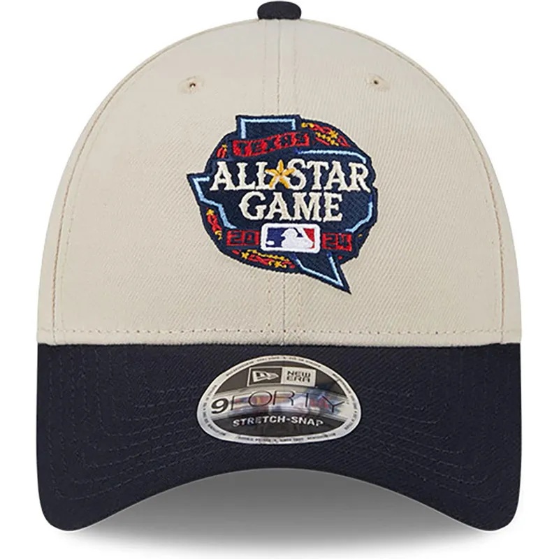 beige-und-marineblaue-gebogene-kappe-snapback-all-star-game-9forty-stretch-snap-fan-pack-von-mlb-von-new-era beige-und-marineblaue-gebogene-kappe-snapback-all-star-game-9forty-stretch-snap-fan-pack-von-mlb-von-new-era