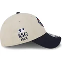 beige-und-marineblaue-gebogene-kappe-snapback-all-star-game-9forty-stretch-snap-fan-pack-von-mlb-von-new-era