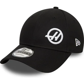 Mützen gebogen schwarz snapback 9FORTY der Haas F1 Team Formula 1 von New Era