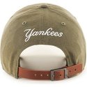 47-brand-curved-brim-small-logonew-york-yankees-mlb-clean-up-brown-cap
