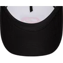 weisse-und-schwarze-trucker-cap-e-frame-von-haas-f1-team-formula-1-von-new-era