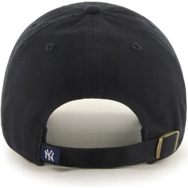 schwarze-gebogene-kappe-new-york-yankees-mlb-clean-up-von-47-brand schwarze-gebogene-kappe-new-york-yankees-mlb-clean-up-von-47-brand