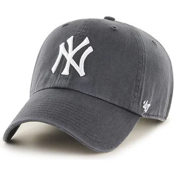 Mützen gebogen schwarz verstellbares band der New York Yankees MLB von 47 Brand
