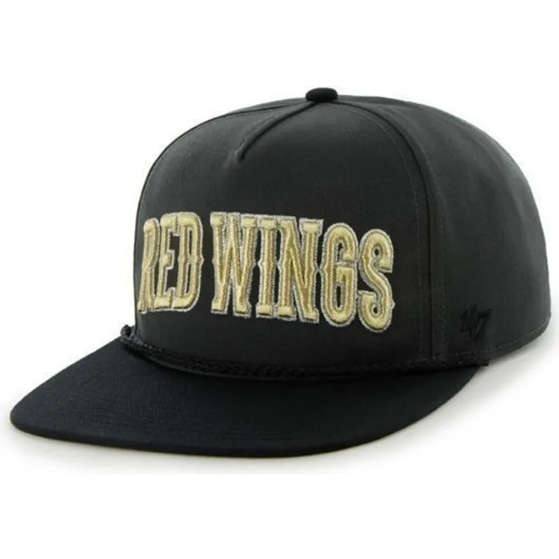 mutzen-flach-schwarz-snapback-der-detroit-red-wings-nhl-von-47-brand