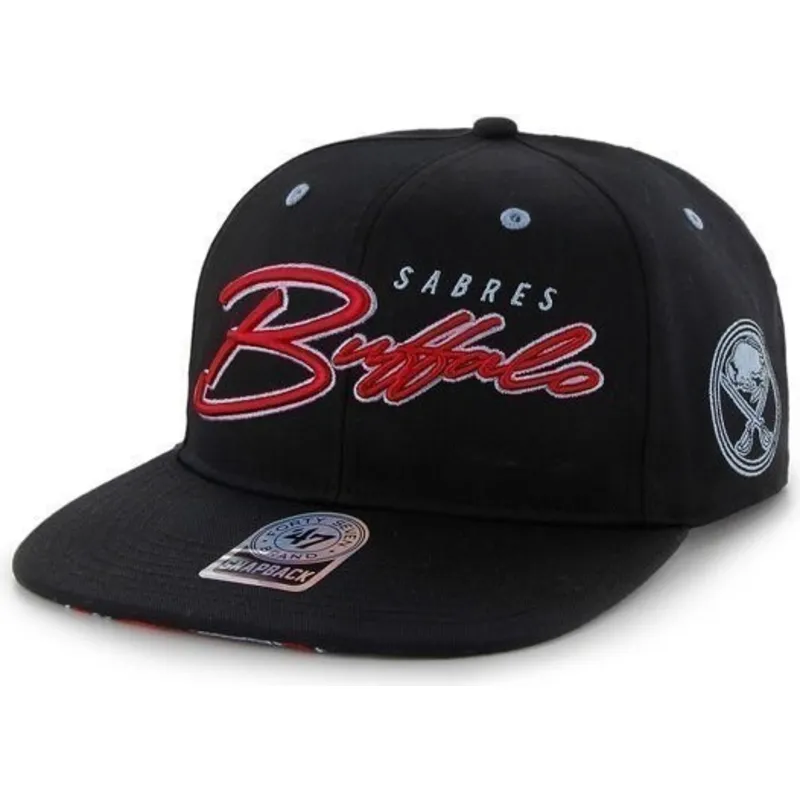 mutzen-flach-schwarz-snapback-de-letras-der-buffalo-sabres-nhl-von-47-brand mutzen-flach-schwarz-snapback-de-letras-der-buffalo-sabres-nhl-von-47-brand