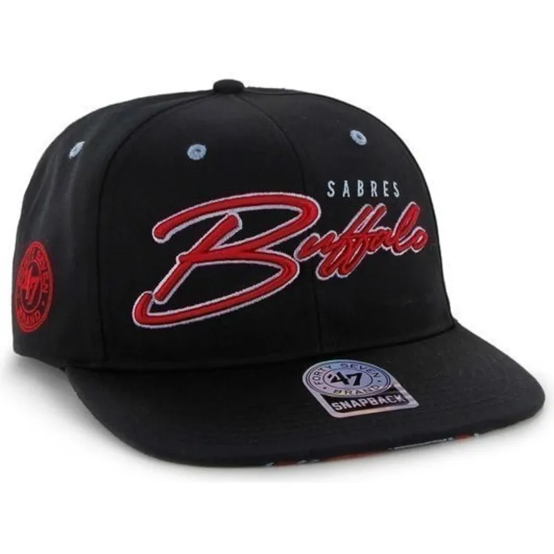 mutzen-flach-schwarz-snapback-de-letras-der-buffalo-sabres-nhl-von-47-brand mutzen-flach-schwarz-snapback-de-letras-der-buffalo-sabres-nhl-von-47-brand