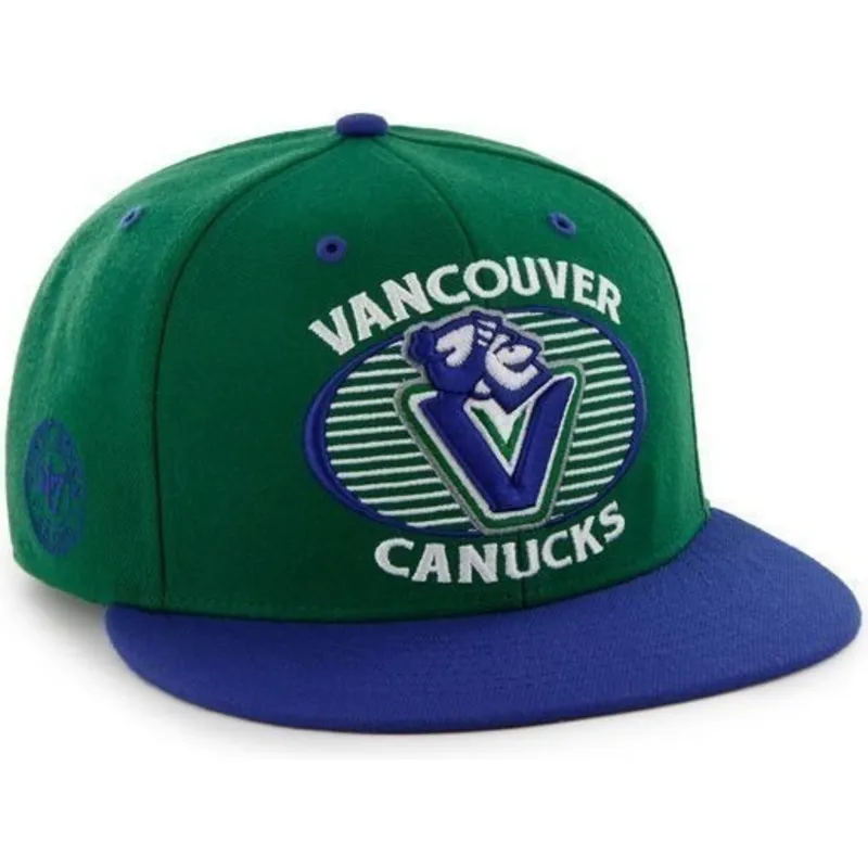 mutzen-flach-grun-snapback-der-vancouver-canucks-nhl-von-47-brand