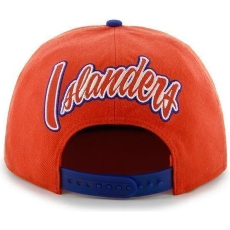 mutzen-flach-orange-snapback-der-new-york-islanders-nhl-von-47-brand mutzen-flach-orange-snapback-der-new-york-islanders-nhl-von-47-brand