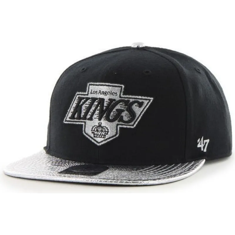 mutzen-flach-schwarz-snapback-der-los-angeles-kings-nhl-von-47-brand