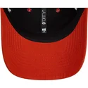 rote-verstellbare-curved-cap-mit-goldenem-logo-9forty-flawless-der-new-york-yankees-mlb-von-new-era