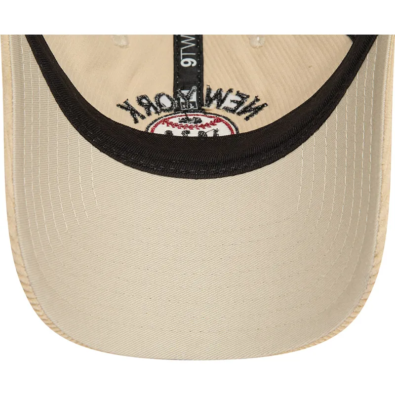 mutzen-gebogen-beige-verstellbares-band-the-empire-state-9twenty-cord-der-new-york-ciudades-y-playas-von-new-era
