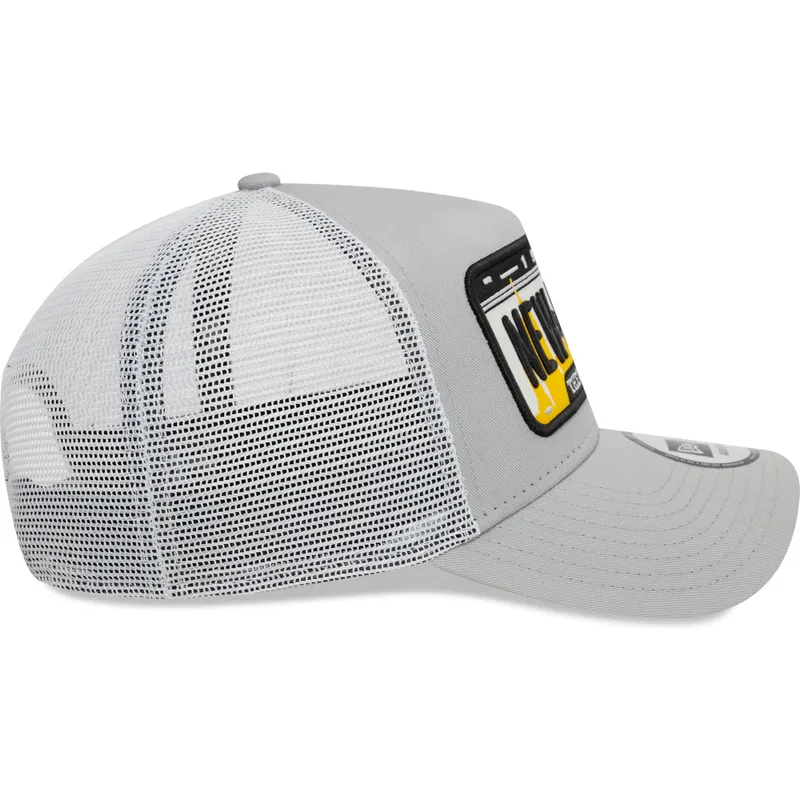 mutzen-gebogen-grau-snapback-a-frame-license-plate-der-new-york-ciudades-y-playas-von-new-era