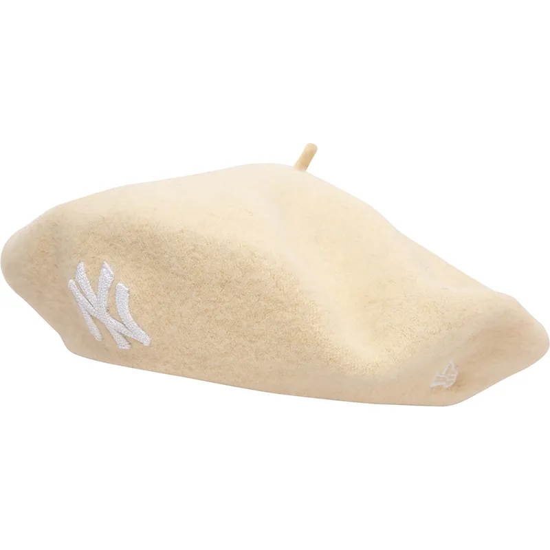 beige-damen-baskenmutze-wool-beret-der-new-york-yankees-mlb-von-new-era