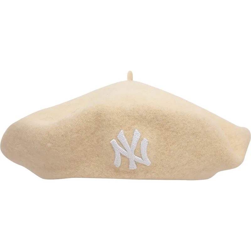 beige-damen-baskenmutze-wool-beret-der-new-york-yankees-mlb-von-new-era