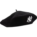 beret-noir-pour-femme-wool-beret-new-york-yankees-mlb-new-era