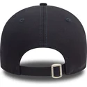 marineblaue-verstellbare-curved-cap-mit-rosa-logo-9forty-flower-icon-der-new-york-yankees-mlb-von-new-era