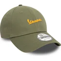 casquette-courbee-verte-ajustable-9forty-seasonal-vespa-piaggio-new-era