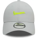 casquette-courbee-grise-ajustable-9forty-seasonal-vespa-piaggio-new-era