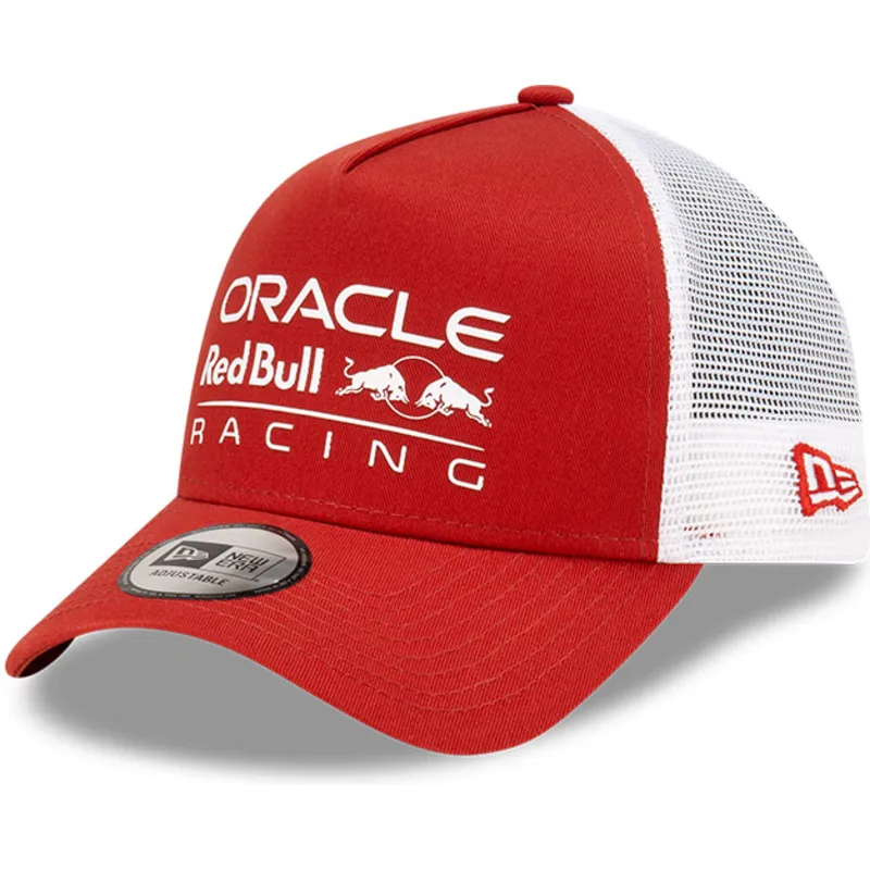 gorra-trucker-rot-und-weiss-a-frame-seasonal-von-red-bull-racing-formula-1-von-new-era gorra-trucker-rot-und-weiss-a-frame-seasonal-von-red-bull-racing-formula-1-von-new-era