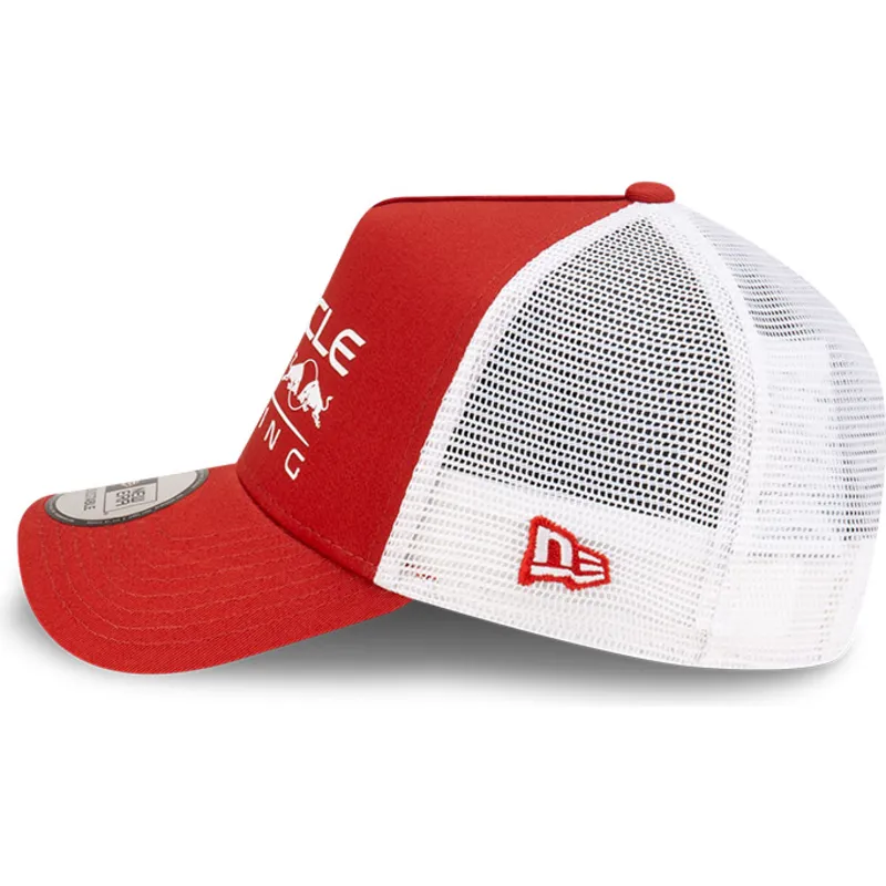gorra-trucker-rot-und-weiss-a-frame-seasonal-von-red-bull-racing-formula-1-von-new-era gorra-trucker-rot-und-weiss-a-frame-seasonal-von-red-bull-racing-formula-1-von-new-era