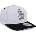 casquette-courbee-blanche-et-noire-snapback-golfer-chrome-logo-los-angeles-dodgers-mlb-new-era