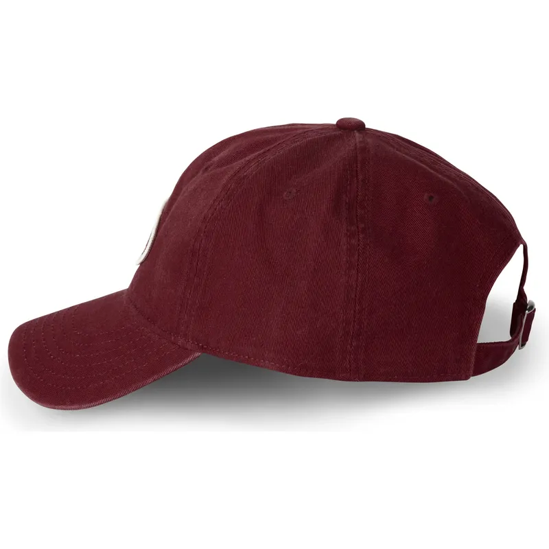 gebogene-verstellbare-weinrote-kappe-log-bur-von-von-dutch