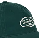 grune-verstellbare-curved-cap-log-for-von-von-dutch