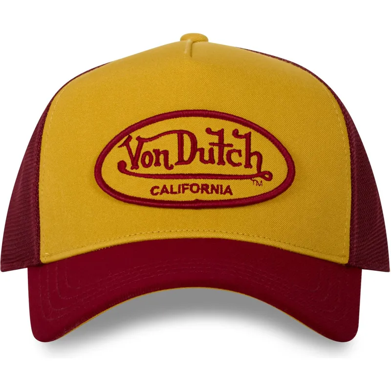 gelbe-und-rote-trucker-kappe-burg-von-von-dutch